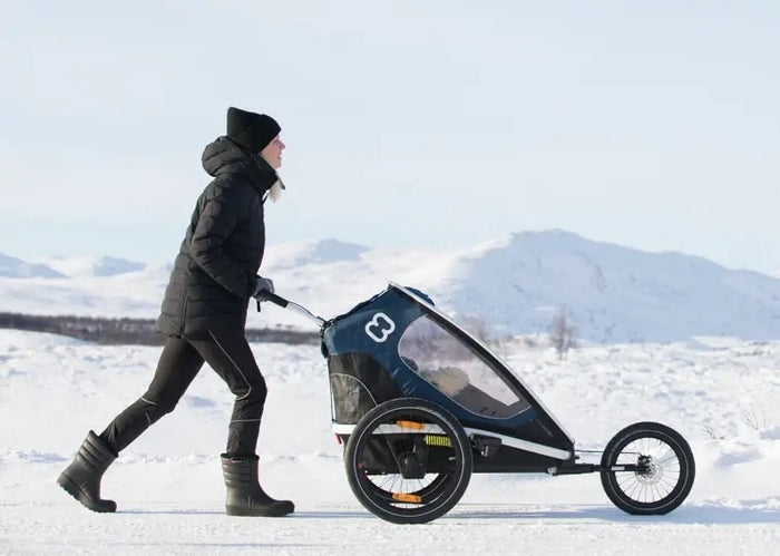 Roue tout-terrain pour remorque vélo Hamax