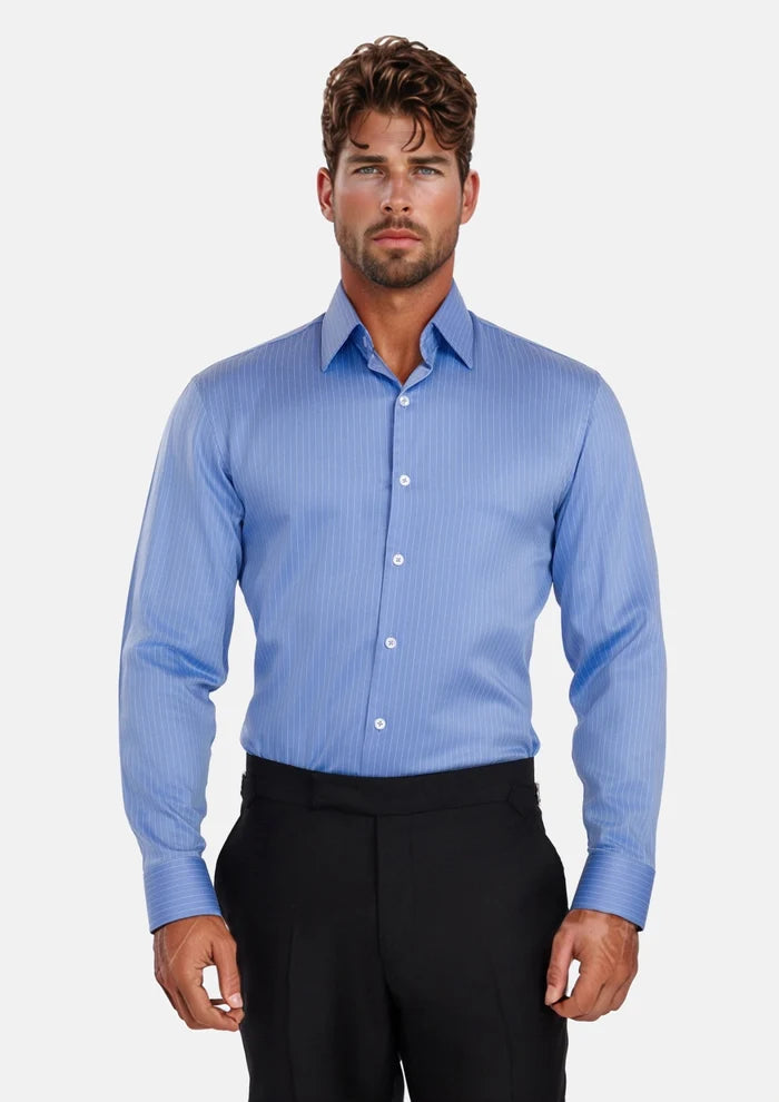 Philly Blue Ultrasoft Bamboo Shirt - SARTORO
