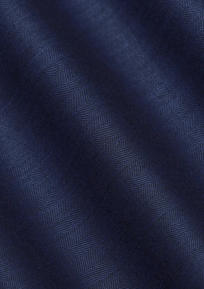 Royal Blue Herringbone Vest