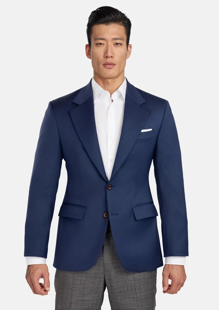 Royal Blue Performance Stretch Jacket - SARTORO