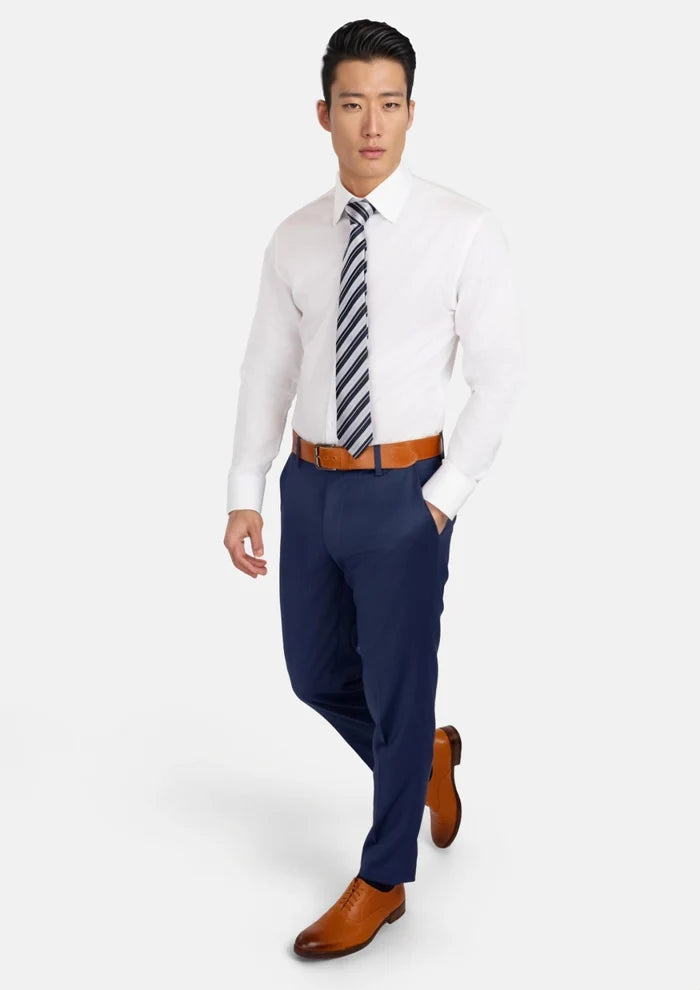 Royal Blue Performance Stretch Pants - SARTORO