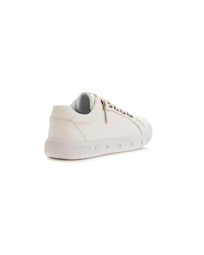 Rubber Flat Sole Fashion Sneakers