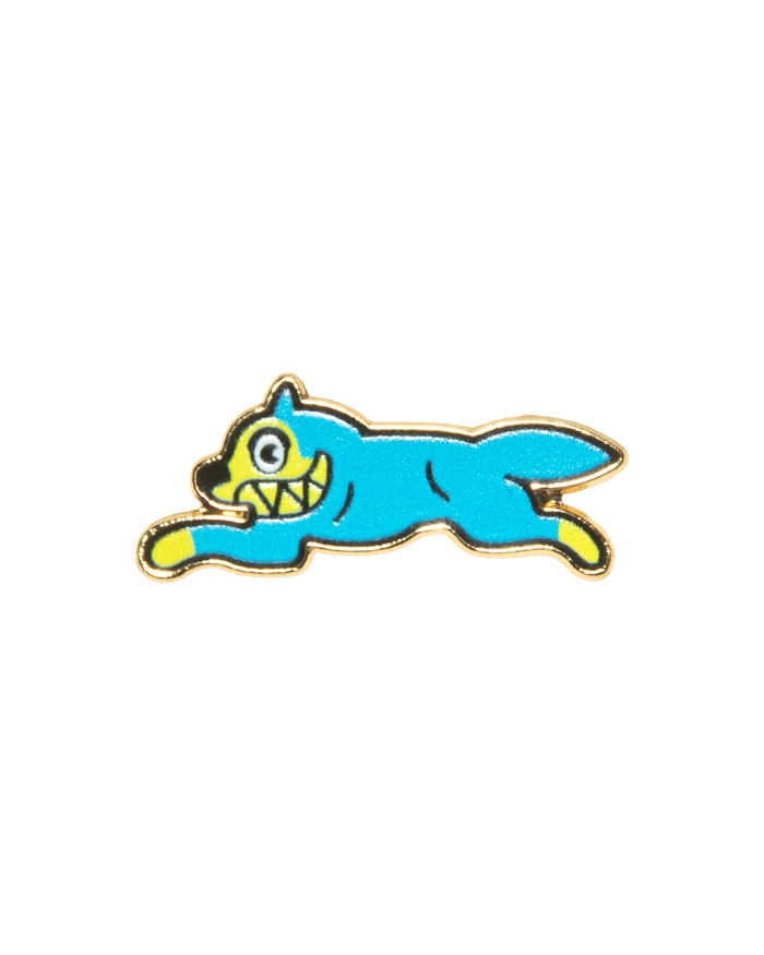 Running Dog Enamel Pin
