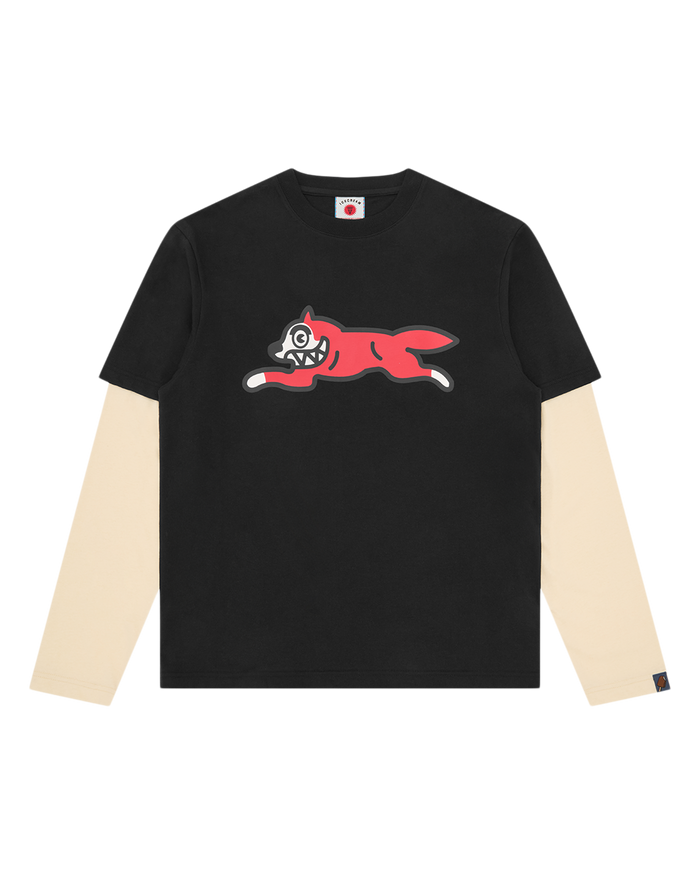 Running Dog Layered LS T-Shirt