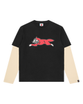 Running Dog Layered LS T-Shirt