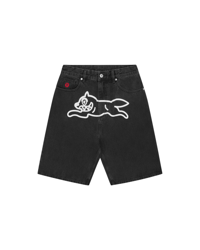 Running Dog Triple Scoop Denim Shorts