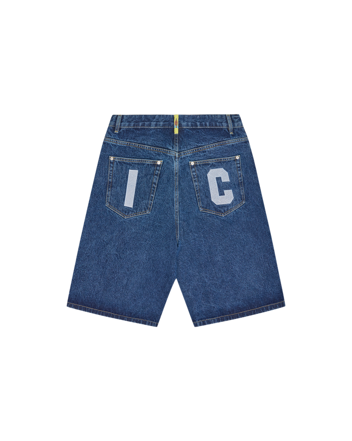 Running Dog Triple Scoop Denim Shorts