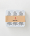 Silicone mold with gray silicone parts on a white background, branded 'Gramicci'.