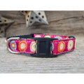 Sahara Rose Wide Breakaway Cat Collar for Large Cats