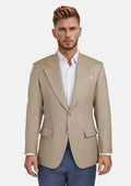 Sand Herringbone Ellis Jacket - SARTORO