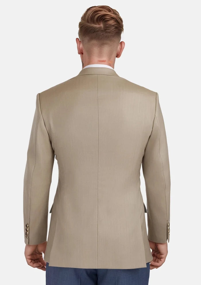 Sand Herringbone Ellis Jacket - SARTORO