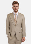 Sand Herringbone Ellis Suit - SARTORO