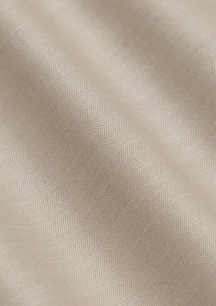 Sand Herringbone Vest - SARTORO
