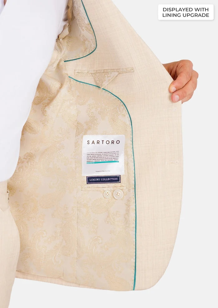 Sartoro Sand Performance Stretch Suit - SARTORO