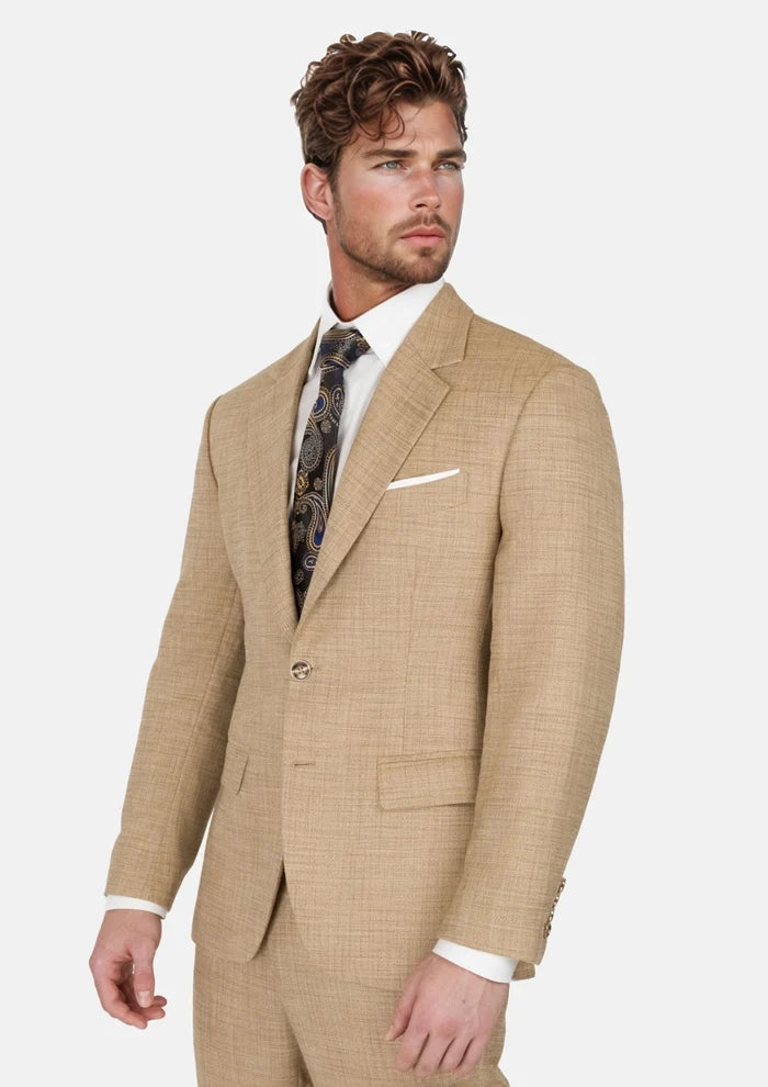 Sandstone Bamboo Astor Suit - SARTORO