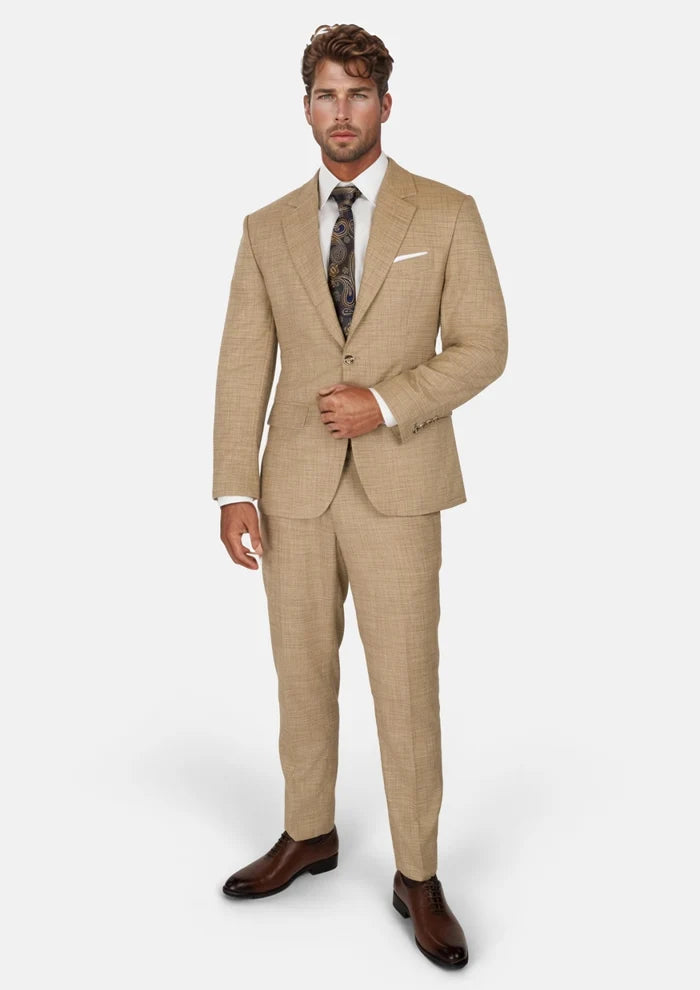 Sandstone Bamboo Astor Suit - SARTORO