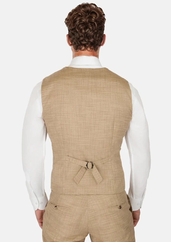 Sandstone Bamboo Vest - SARTORO
