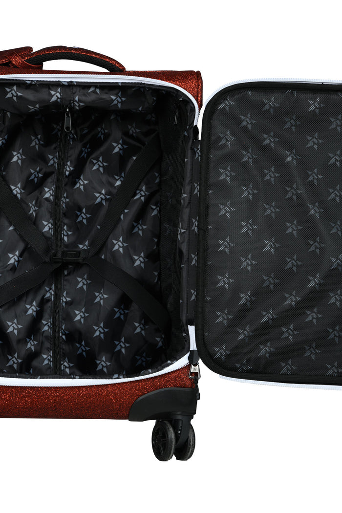 Scarlett Dream Luggage with White Zipper