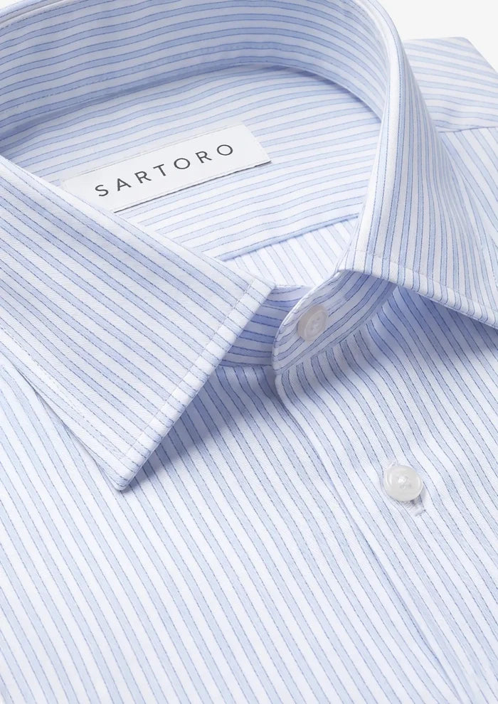Seabreeze Blue Wave Shirt - SARTORO