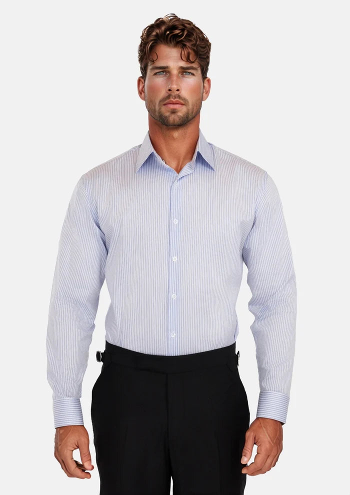 Light Blue Stripe Shirt - SARTORO
