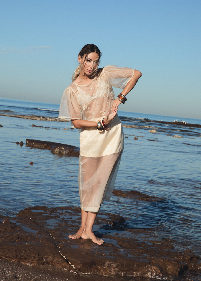 Serena Midi Skirt | Lemon