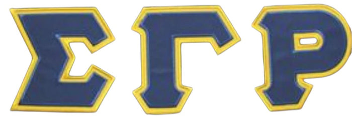 SGRho 4" Tackle Twill Letters