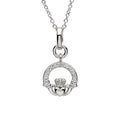 ShanOre Crystal Claddagh Pendant