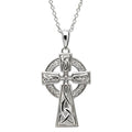 ShanOre Trinity Knot Silver Cross Necklace