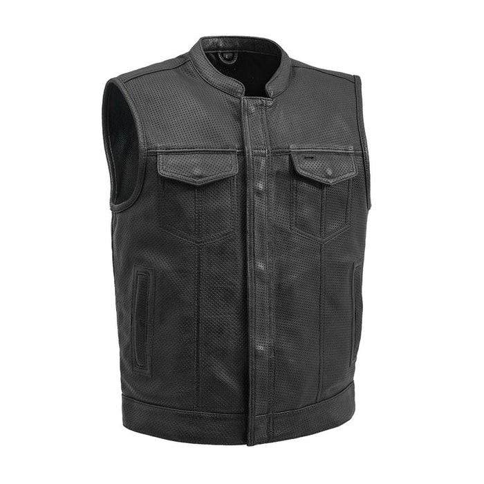 Sharp Shooter Perforated Leather Vest