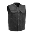 Sharp Shooter Perforated Leather Vest
