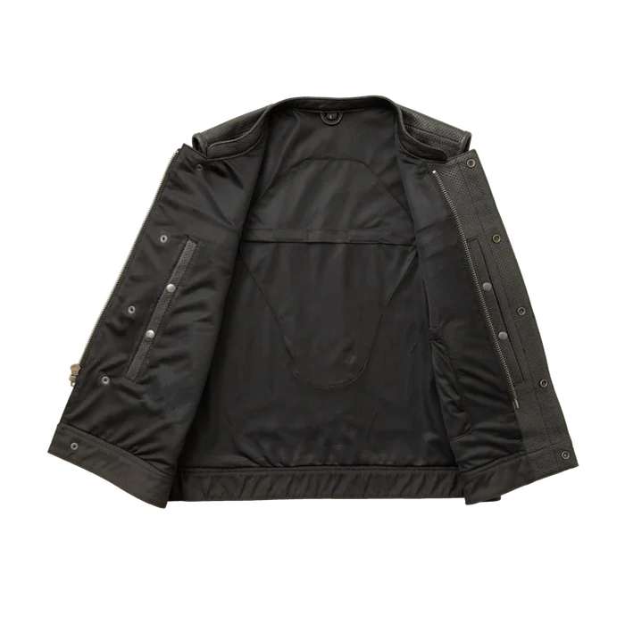 Sharp Shooter Perforated Leather Vest