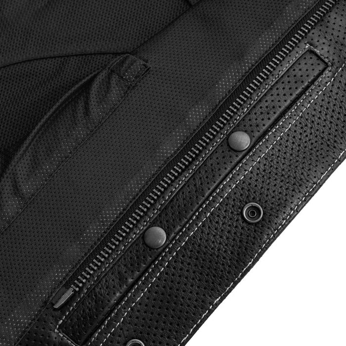 Sharp Shooter Perforated Leather Vest