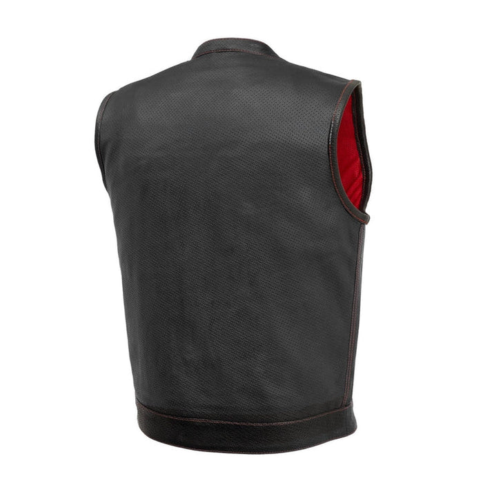 Sharp Shooter Perforated Leather Vest