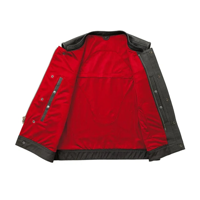 Sharp Shooter Perforated Leather Vest