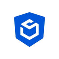 A blue hexagonal shield with a white stylized S in the center on a white background, representing ShipAid shipping protection.