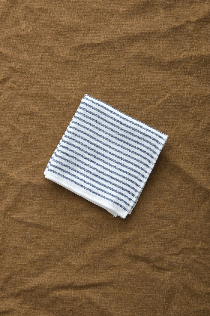Yoshii Home Bath Textiles Shirt Stripe Washcloth ADB / 10" L X 10" W