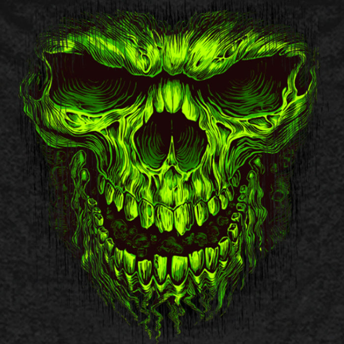 Shredder Skull Sweatshirt: Description
This official black sweatshirt is screen printed with a shredder skull across the neck