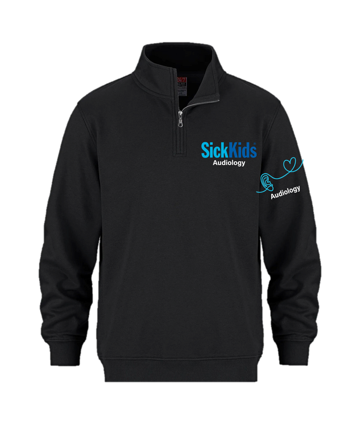 SickKids (Audiology) 1/4 Zip Pullover