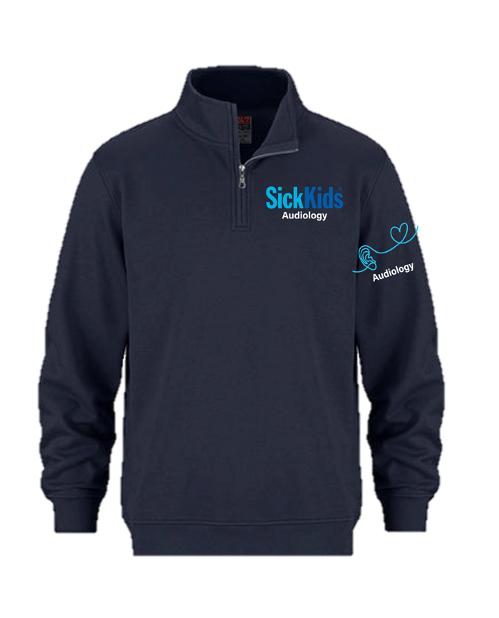 SickKids (Audiology) 1/4 Zip Pullover
