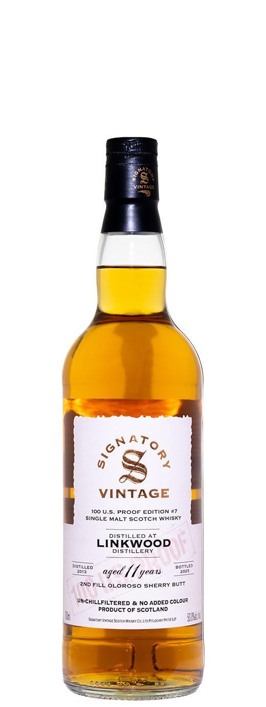 Signatory 2013 Linkwood 11yr 2nd Fill Oloroso Sherry Butt Single Malt Scotch - 700ml