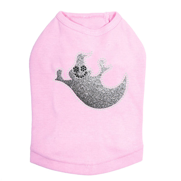 Silver Ghost Halloween Custom Dog Tank