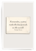 Sisters Make The Best Friends Decoupage Glass Tray - Ben's Garden