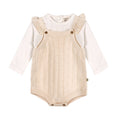 Sleeveless Ruffle Knit Baby Romper & Bodysuit SET (Organic Cotton)