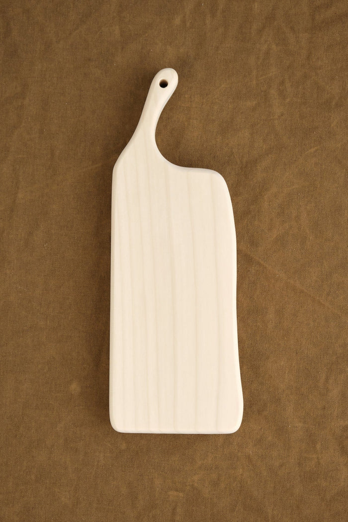 Woodpecker Home Kitchen Cutting Boards Small Ginkgo Chopping Board with Handle Gingko Wood / 12.5" W X 4.7" L X 1" H