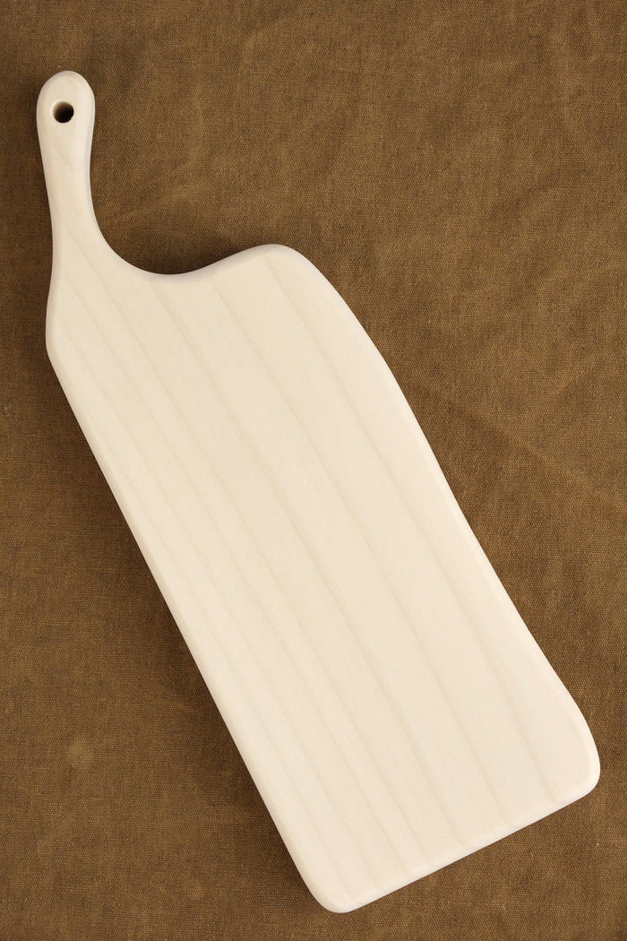 Woodpecker Home Kitchen Cutting Boards Small Ginkgo Chopping Board with Handle Gingko Wood / 12.5" W X 4.7" L X 1" H