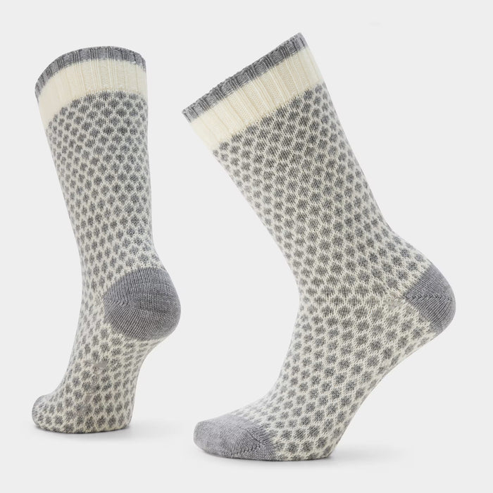 SMARTWOOL WOMENS EVERYDAY COZY POPCORN POLKA DOT CREW SOCKS