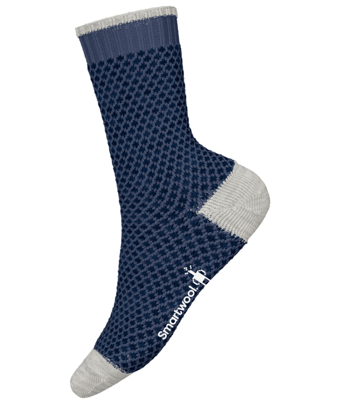 SMARTWOOL WOMENS EVERYDAY COZY POPCORN POLKA DOT CREW SOCKS