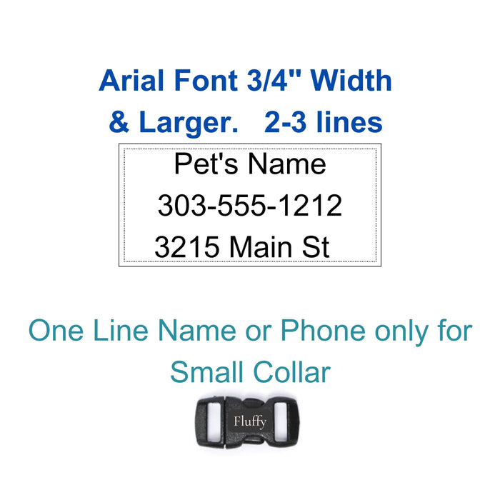 Sparkle Dog Collar Personalized Name on Hybrid Brushed Metal +Black Buckle