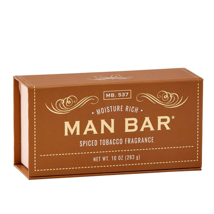 Spiced Tobacco Man Bar natural soap — men's bold bar soap with warm spiced tobacco scent | All Put Together