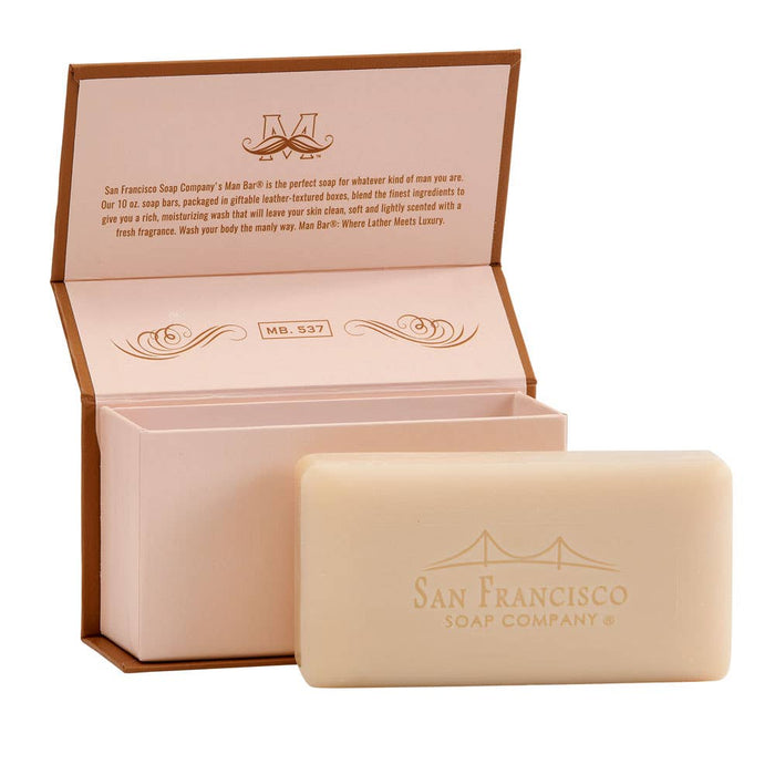 Spiced Tobacco Man Bar natural soap — men's bold bar soap with warm spiced tobacco scent | All Put Together
